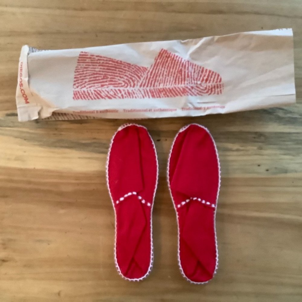 Brand new, red Diegos Espadrilles size 41